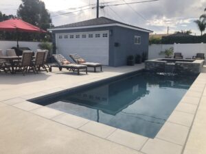 Pool With Raised Spa Design & Construction Company in california